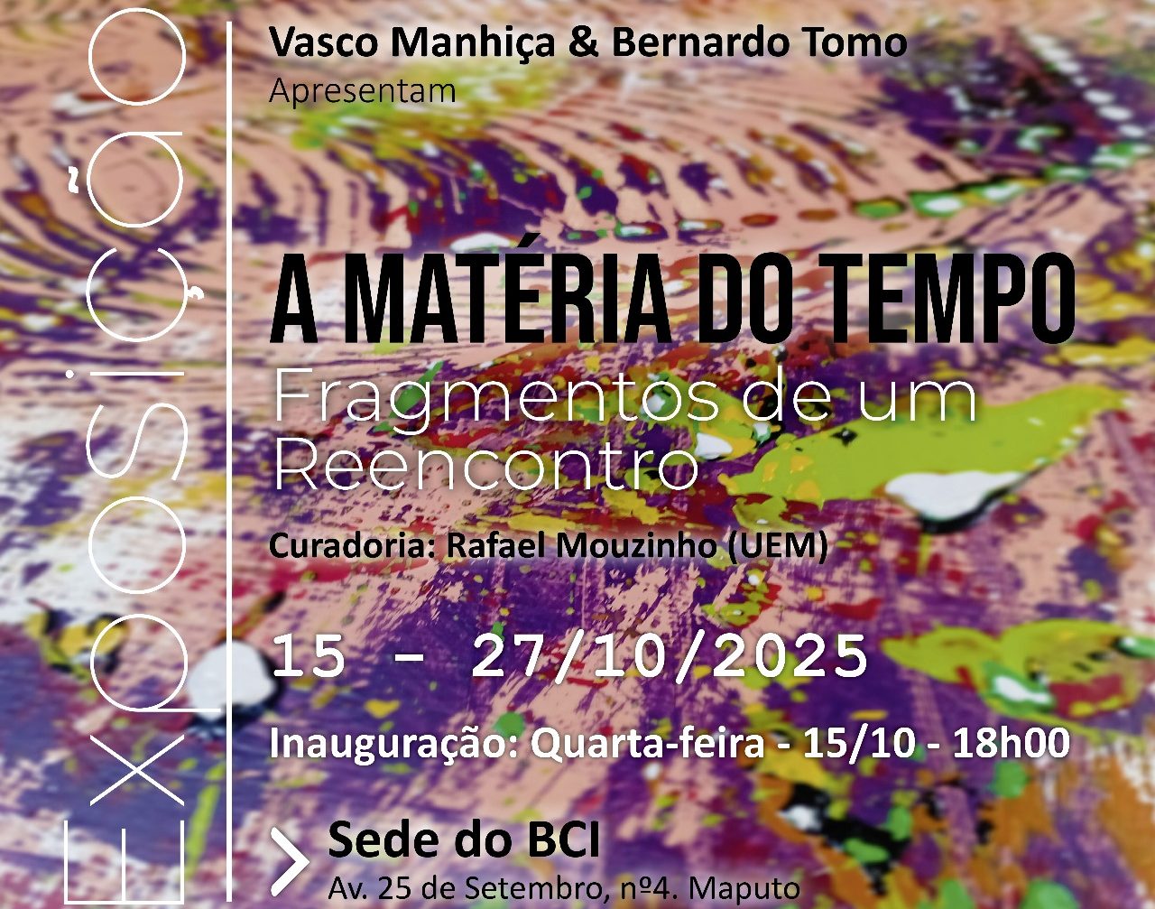 “A Matéria do Tempo: Fragmentos de um Reencontro” patente na Galeria do BCI em Maputo