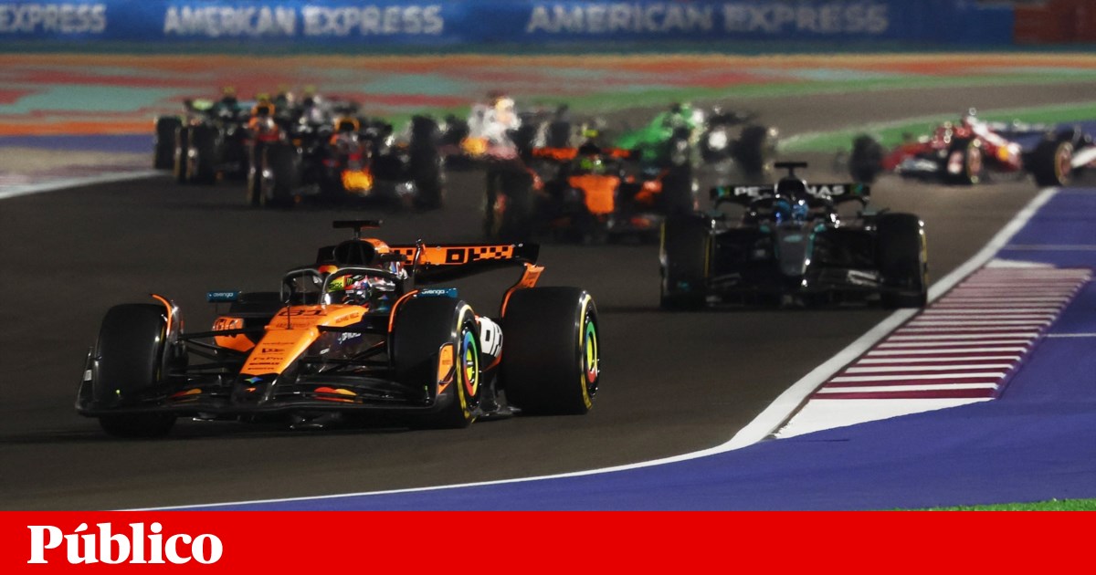 Fórmula 1: Piastri ganha <em>sprint</em> no Qatar e dois pontos a Norris