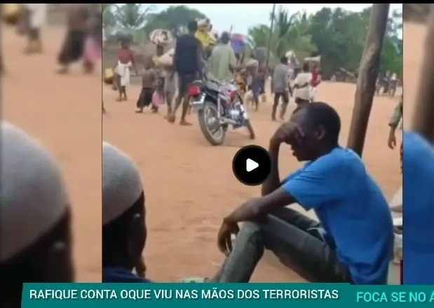 Jovem que escapou nas mãos de terroristas em Memba na província de Nampula, conta como tudo aconteceu
