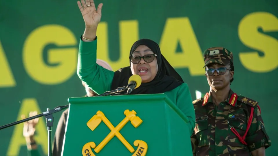 Presidente cessante da Tanzânia declarada eleita pela comissão eleitoral