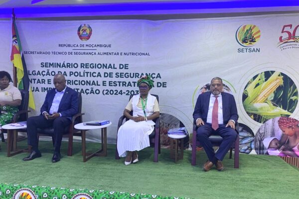 SETSAN apresenta estratégia para melhorar a segurança alimentar