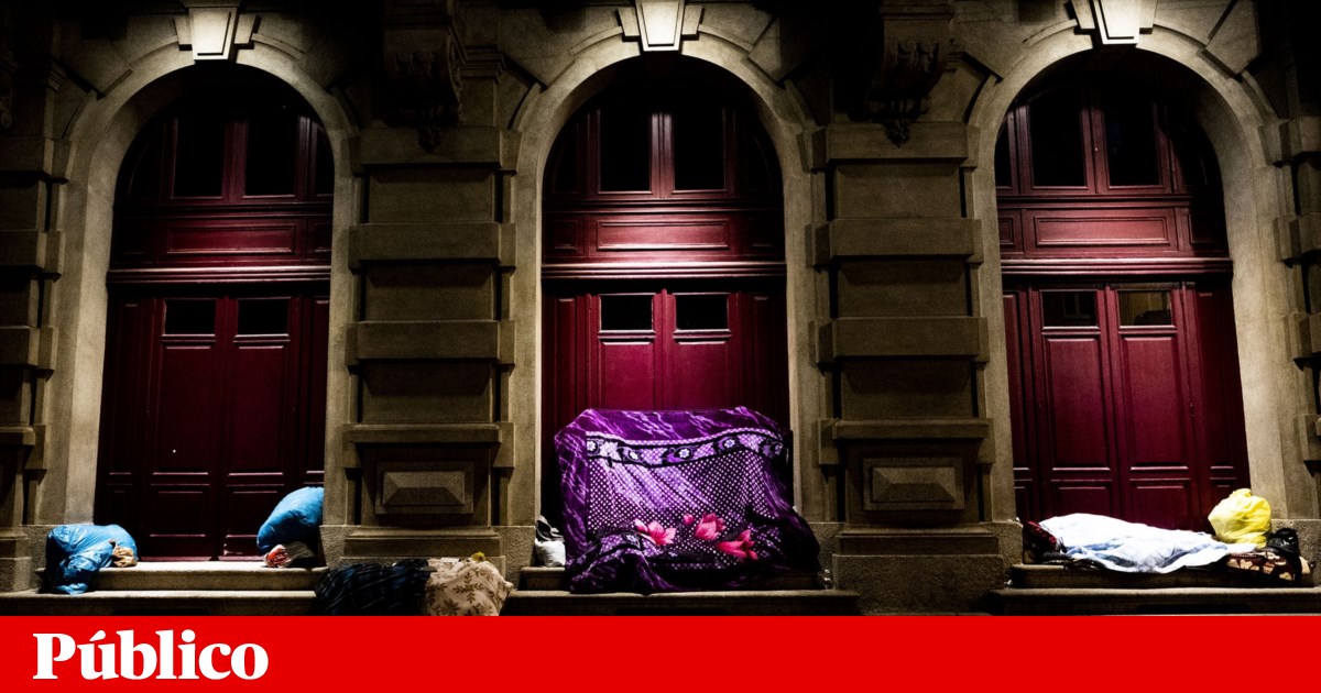 Sem-abrigo morreu durante a noite no Porto