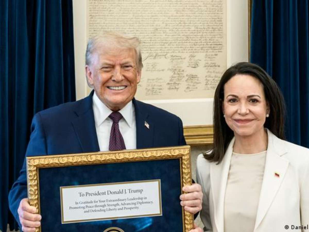Corina Machado está na Casa Branca