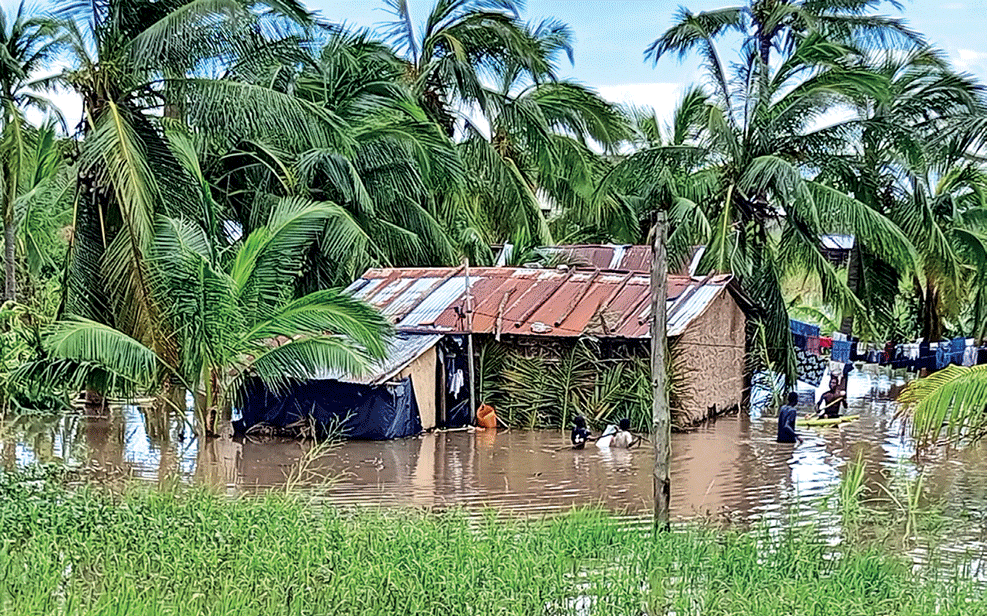 INAM alerta à chuvas    fortes no norte do país 