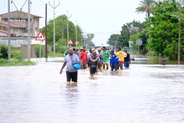 Quarenta por cento de Gaza inundada