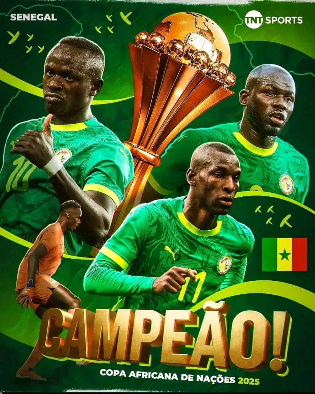 Senegal novo campeão africano