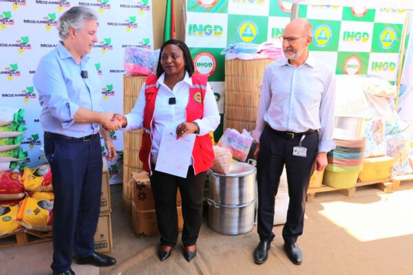 INGD recebe 90 toneladas de alimentos e 100 mil kits sanitários para vítimas de cheias