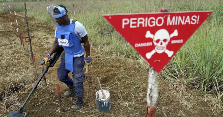 Angola livre de minas em 2027