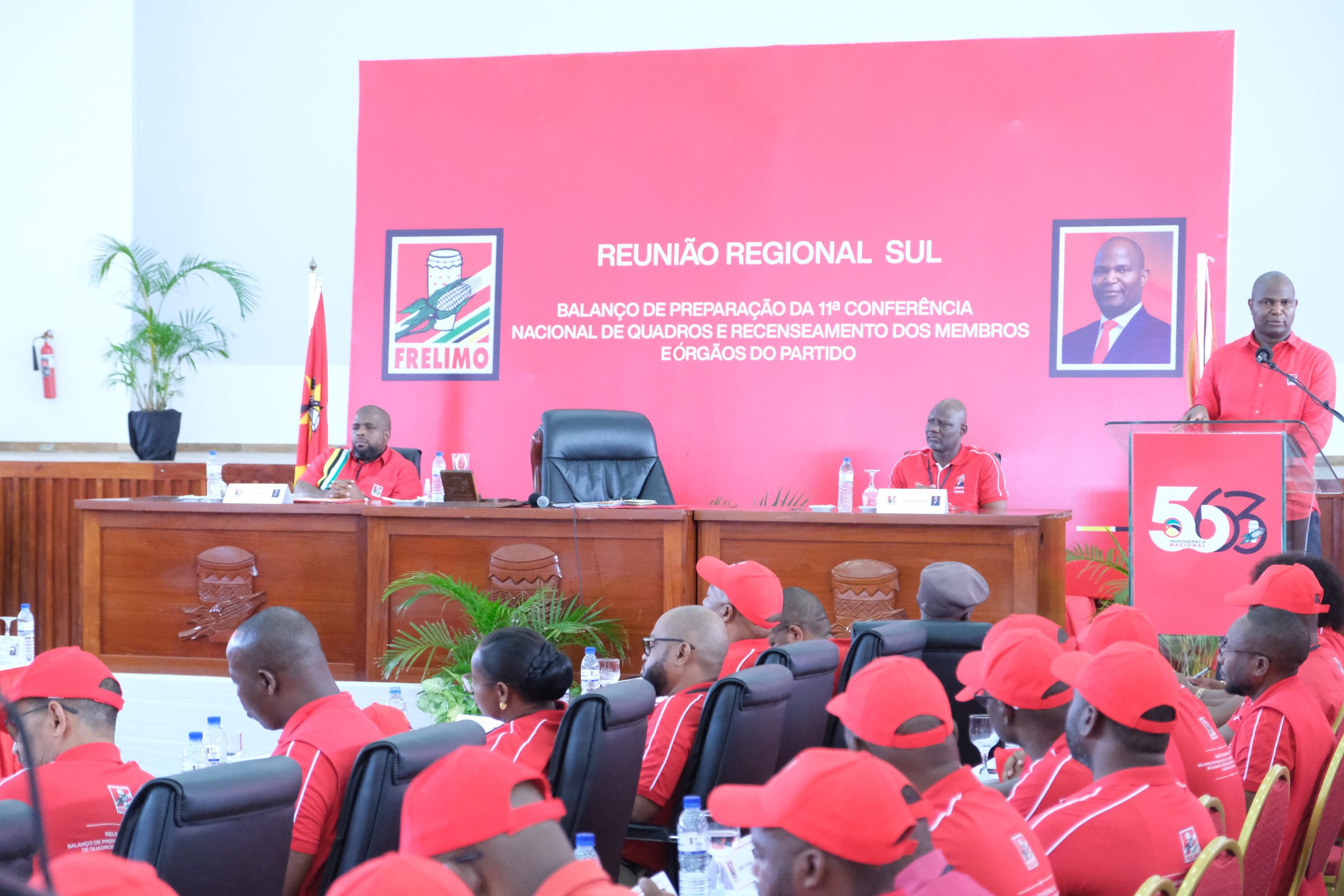 Chapo reitera coesão no seio da FRELIMO