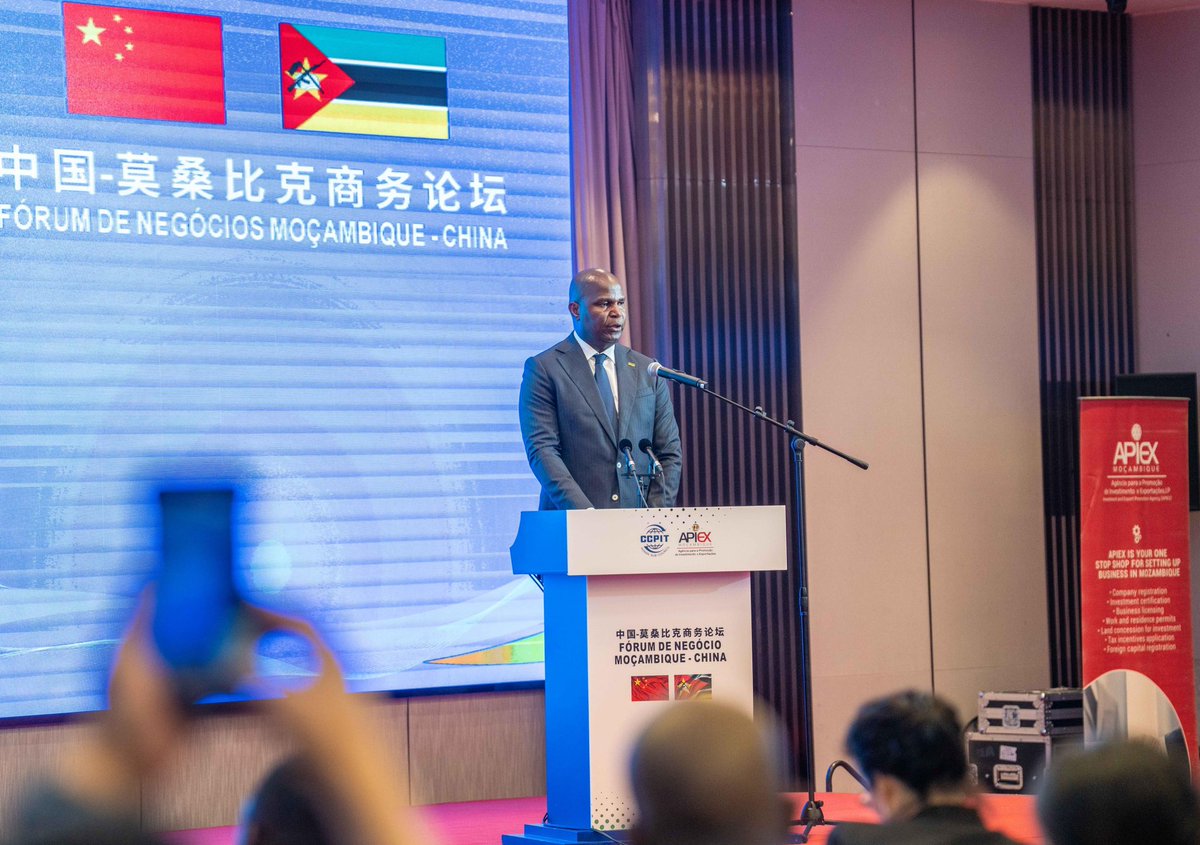 Daniel Chapo apresenta Moçambique como destino seguro para o capital chinês