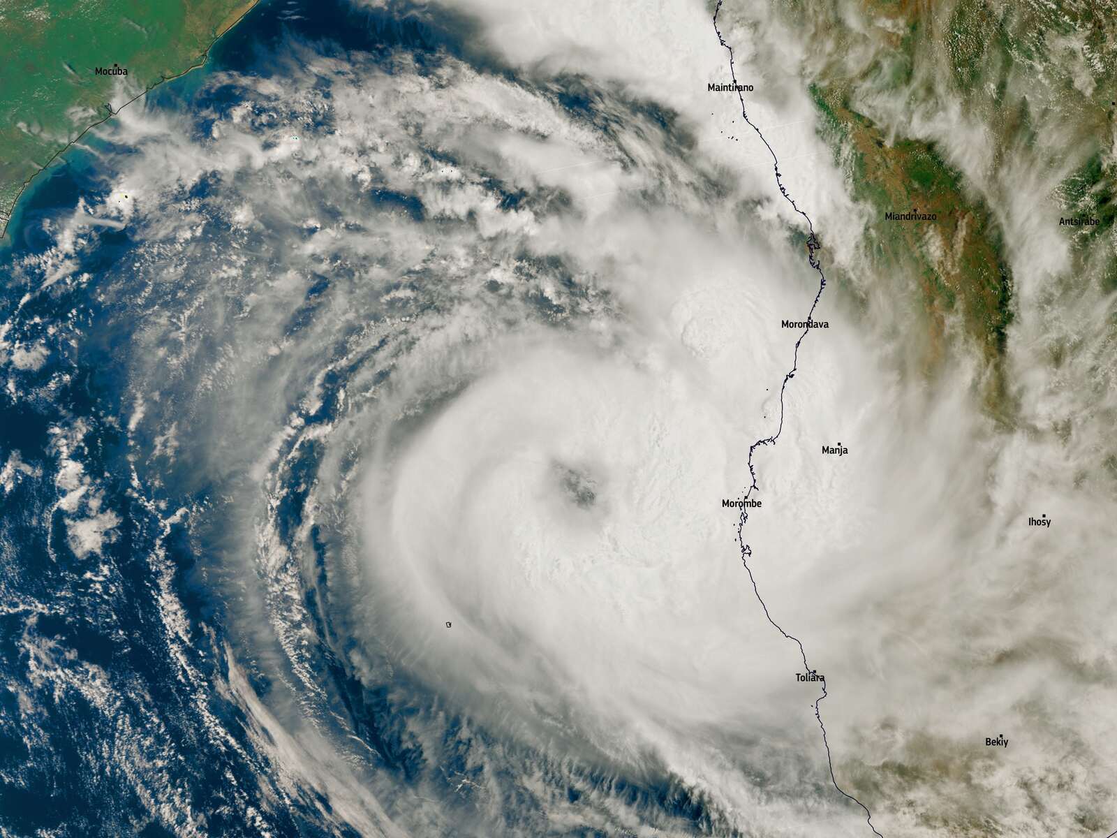 Formada tempestade “INDUZA” no Oceano Índico