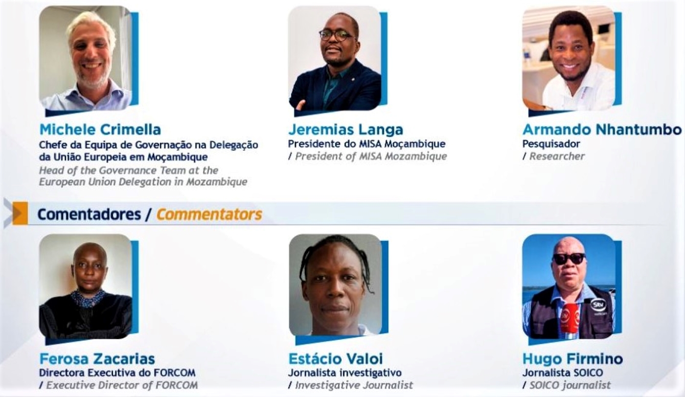 Webinar sobre Liberdade de Imprensa em Moçambique