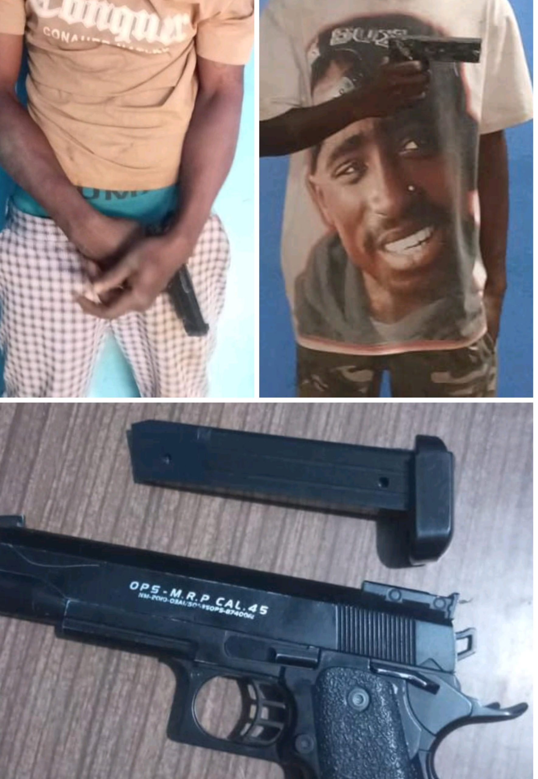 Detidos na posse de arma de fogo fabricada na serralharia